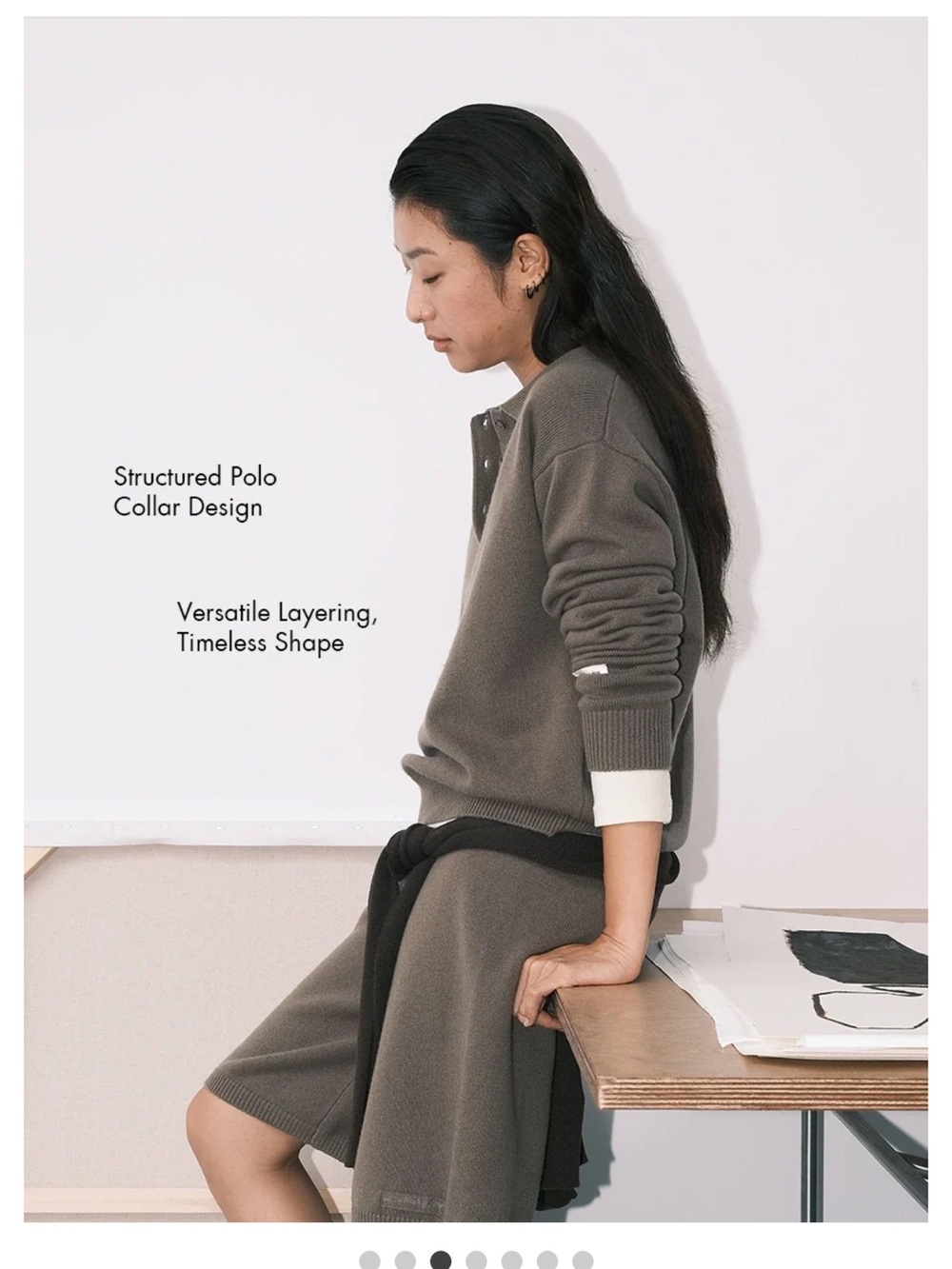 An Action A Day Wool Sweater and Pant Set
